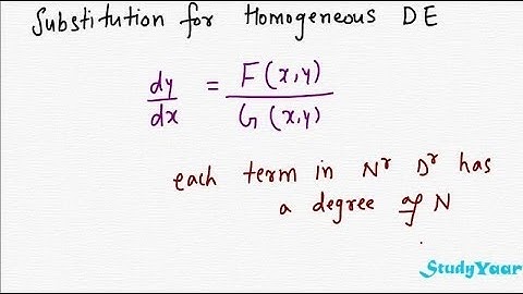 Types of Variable Separable Differential Equations