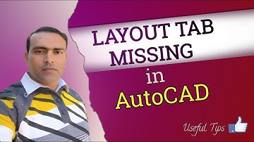 AutoCAD Layout Missing | How to show layout missing tab in AutoCAD | SUPEREME CAD