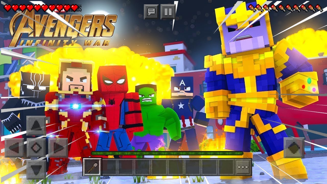MELHOR ADDON/MOD DE HERÓIS 2023 PARA MINECRAFT PE 1.16 - VINGADORES ...