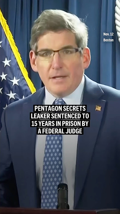 Pentagon secrets leaker sentenced to 15 years in prison by a federal judge