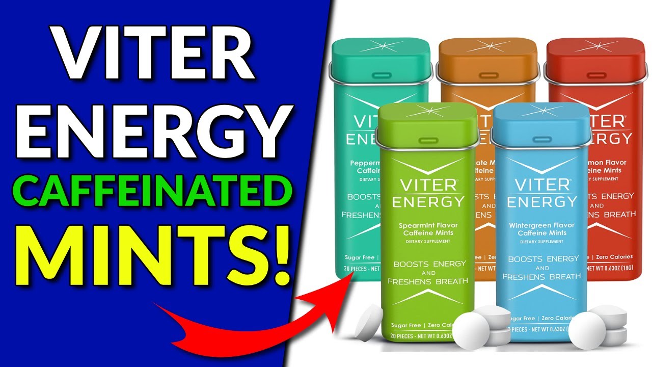 Viter Energy Caffeinated Mints 5 Flavor Variety Pack YouTube