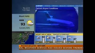 Weatherscan - Weather Bulletin Mount Holly - 7/31/2025 1:18pm