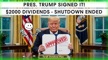 Trump’s New Signed Action Explained — Stimulus, Shutdown Update & Dividend Details