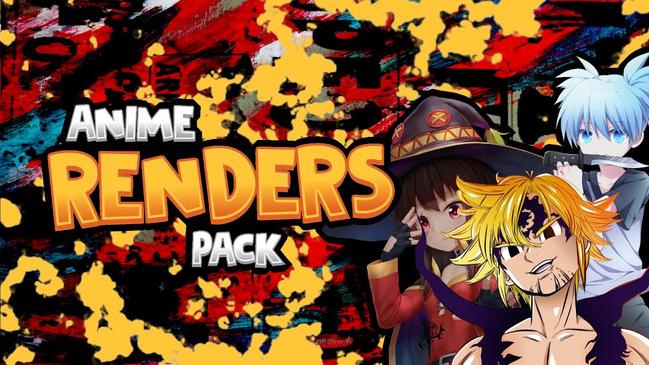 NEW PACK• Renders Anime Full HD / +100 Renders - Ps Touch Android 💜🔥 