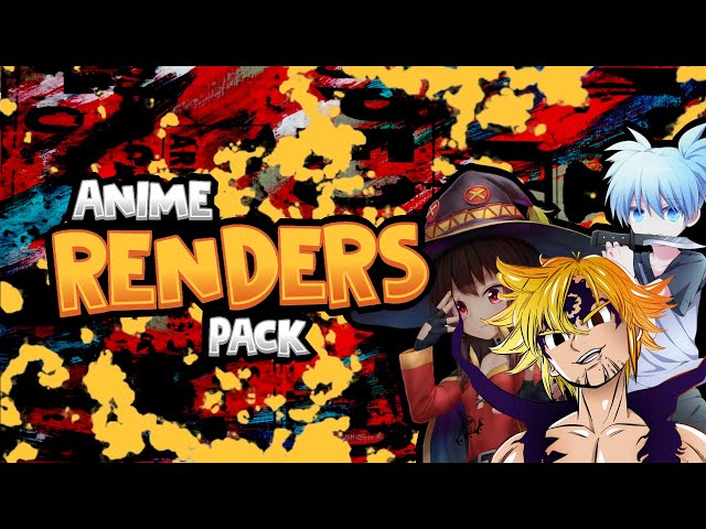 NEW PACK• Renders Anime Full HD / +100 Renders - Ps Touch Android 💜🔥 