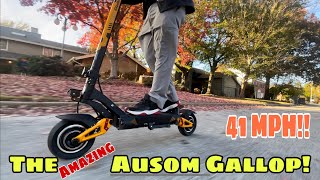 Dual Motors And Twice The Fun! Ausom Gallop Electric Scooter!