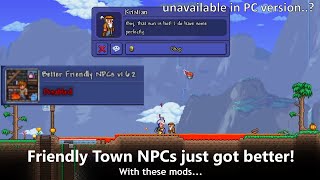 Terraria has these dumb town NPCs ─ Now fixed with this mod!