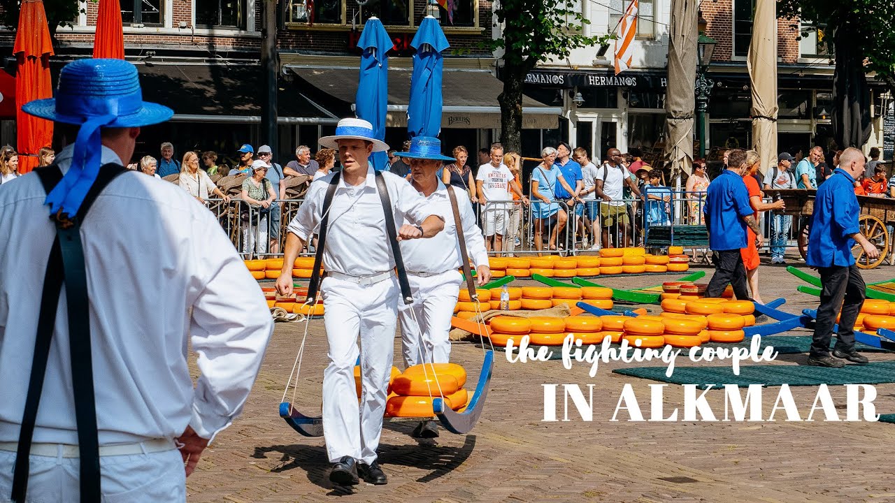 Alkmaar (Netherlands) - From Cheese Market Excitement to Canal Cruise Tranquility (4K)