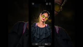 Instagram trending viral photo editing night lights photo editing 2026 back light photo editing0