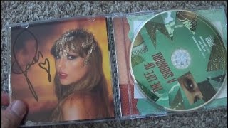 SIGNED The Life of a Showgirl Signed CD Taylor Swift