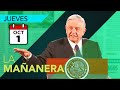 La conferencia de AMLO 1 de octubre | En vivo