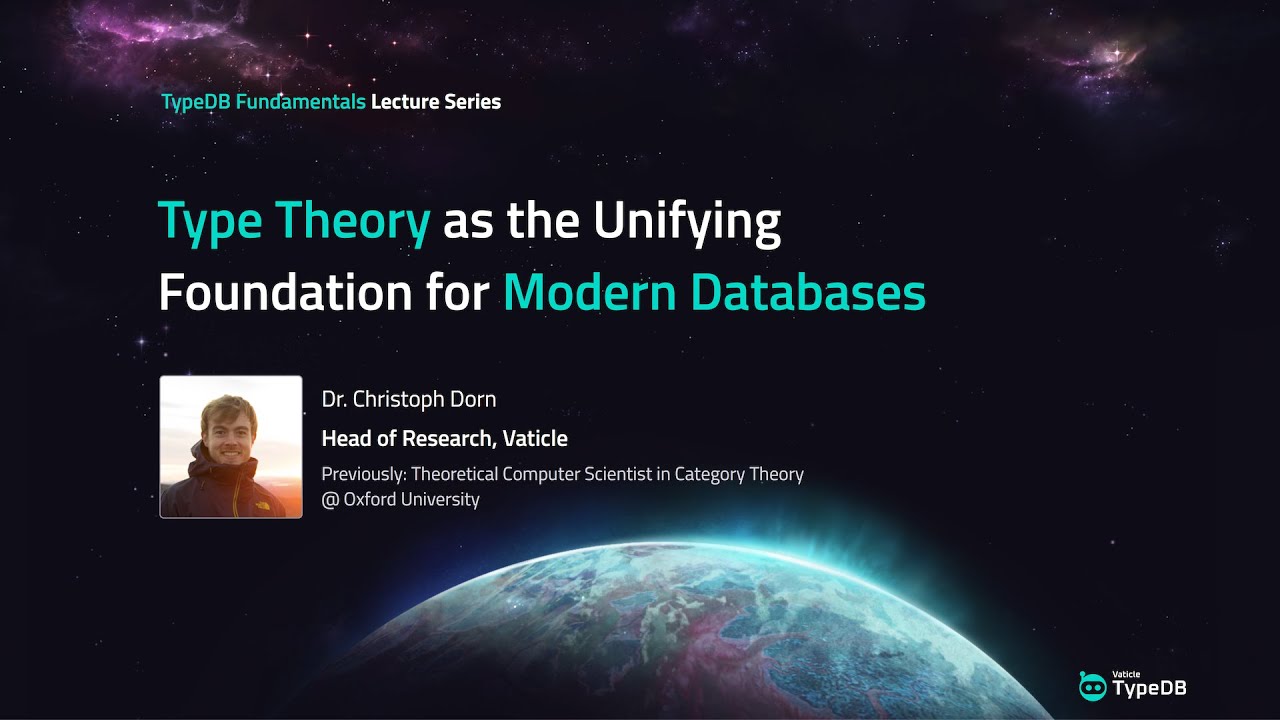 TypeDB Lecture: Type Theory as the Unifying Foundation for Modern ...