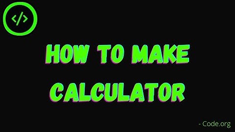 How to make a Calculator#whitehatjr #coding