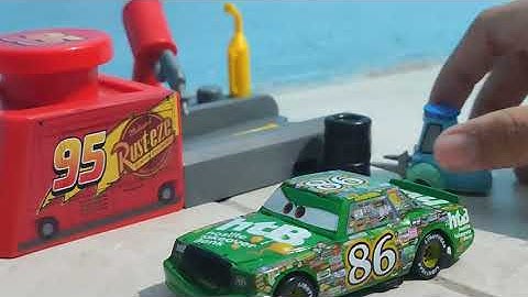 Cars (2006) Video Game - Palm Mile Speedway Opening Cutscene (Diecast Remake)