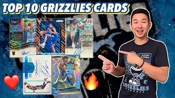 THE TOP 10 CARDS IN MY MEMPHIS GRIZZLIES COLLECTION! 🐻❤️