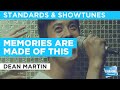 Memories Are Made Of This : Dean Martin | Karaoke with Lyrics