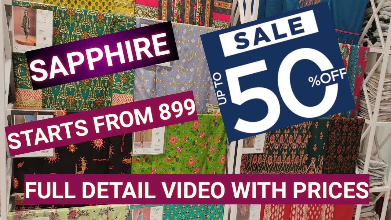 Sapphire Sale 50% off 2021 |  Sapphire Summer Sale today  | Sapphire Sale 2021