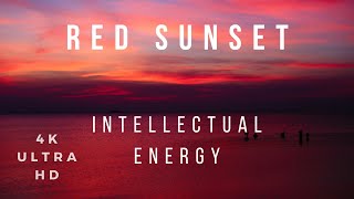 Beautiful Red Sky Landscapes | Mesmerizing Red Sunset | Striking Red Sky Scenery Intellectual Energy