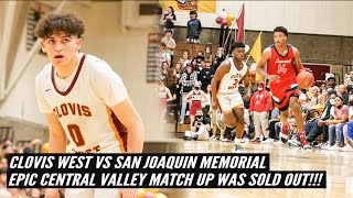 Clovis West vs San Joaquin Memorial | Issac Martinez vs JoJo Hunter | SOLD OUT PLAYOFF GAME!