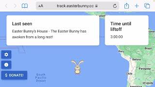 Easter Bunny Tracker (2023) - Countdown Ends! Time to Start Tracking!!!