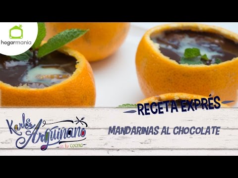 Receta Exprés: Mandarinas al chocolate