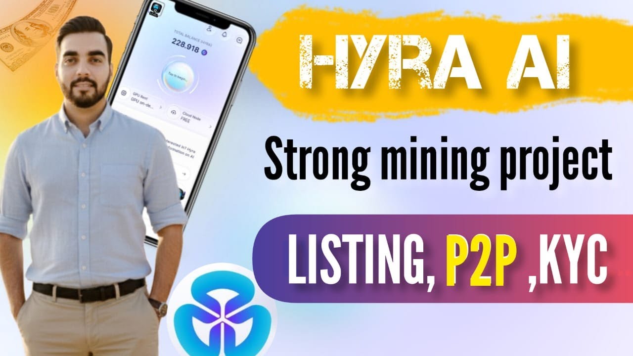 Hyra Ai Strong Mining Platform | Hyra Ai Listing & P2P Update | Mr AB
