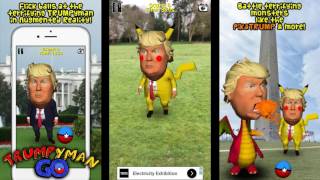 Trumpyman Go app game | Trump meets Pokemon Go screenshot 2
