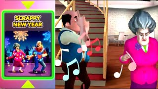 Scary teacher 3D New update Scrappy New Year | Version 5.16