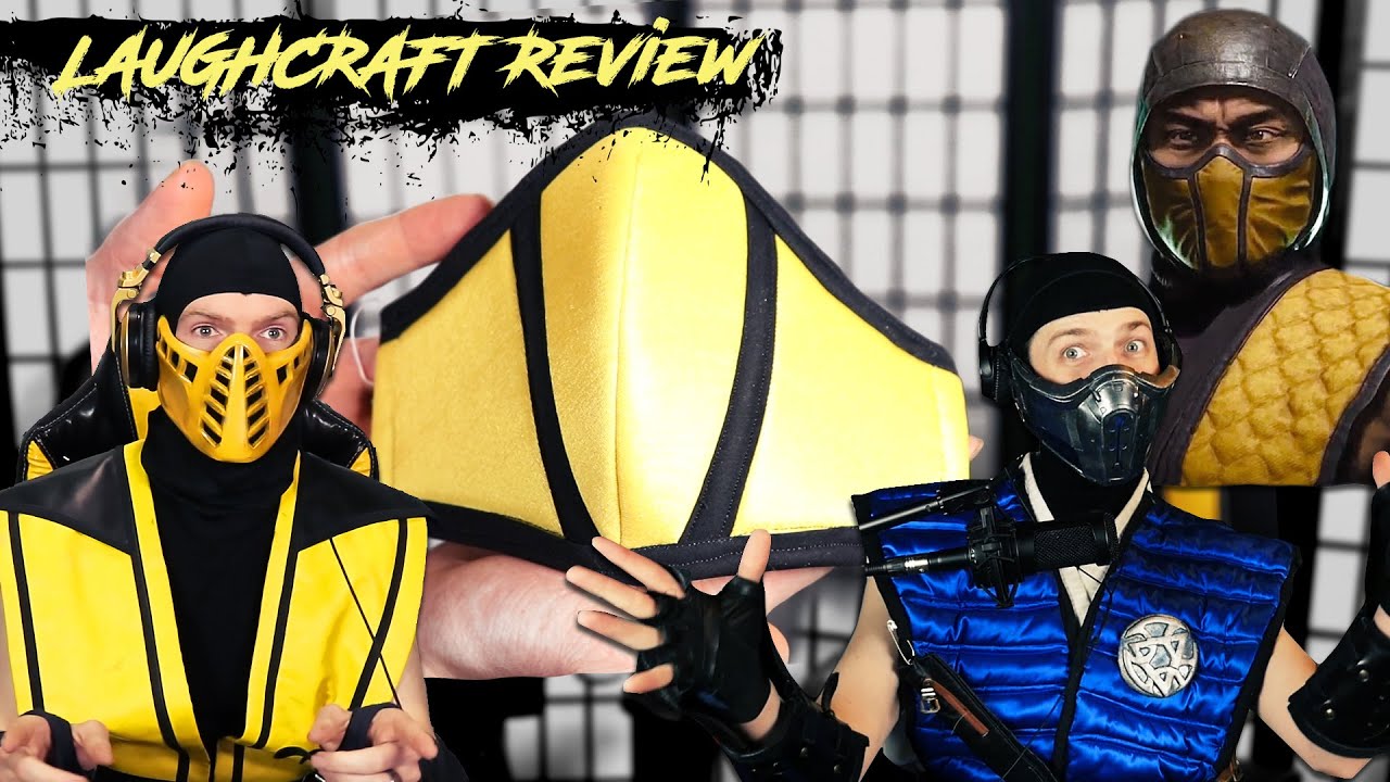 Scorpion and Sub-Zero Review a MK11 Scorpion inspired Corona mask! By LaughCraft.  | MK11 PARODY!
