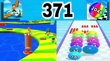 Shortcut Run VS Ball Run 2048: GameplayWalkthrough All Levels ( part 371)