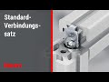 Verbindungstechnik für Aluminiumprofile: Standard-Verbindungssatz