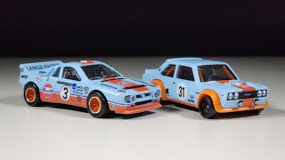 Spotlight: Hot Wheels Premium 2-Pack | Italian Rally | Lancia Rally 037 | Fiat 131 Abarth | Gulf