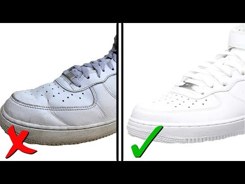 best way to get creases out of air force ones