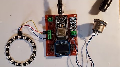 ESP32 DMX 512 Project Preview