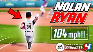NOLAN RYAN IS BROKEN! Super Mega Baseball 4 Gameplay #6