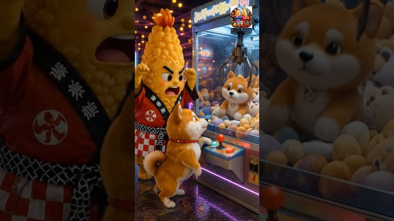 【感動】天ぷら屋のMascotとDogの幸せな一日|涙の友情ストーリー 🐶🍤 #shorts #犬 #感動 #天ぷら #友情