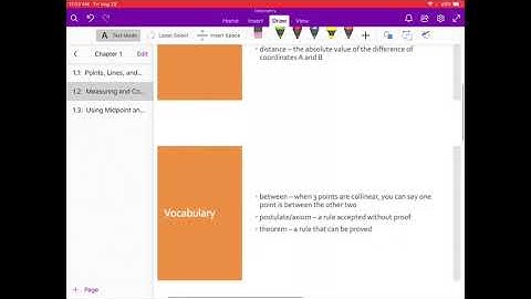 1.2:  Measuring and Constructing Segments