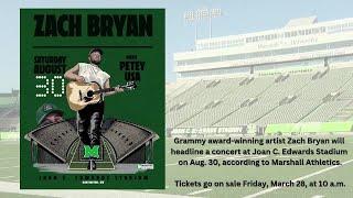Zach Bryan to perform in Huntington at Joan C. Edwards Stadium