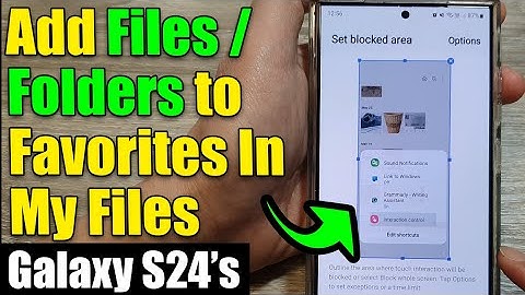 Galaxy S24/S24+/Ultra: How to Add Files/Folders to Favorites In My Files 📁