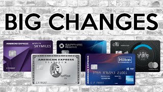 AmEx / Chase / Citi Travel Credit Card UPDATES