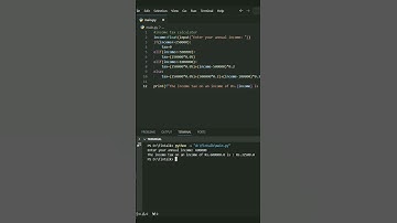 Income tax Calculator using Python...