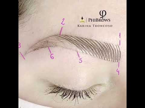 microblading eyebrows tutorial - YouTube