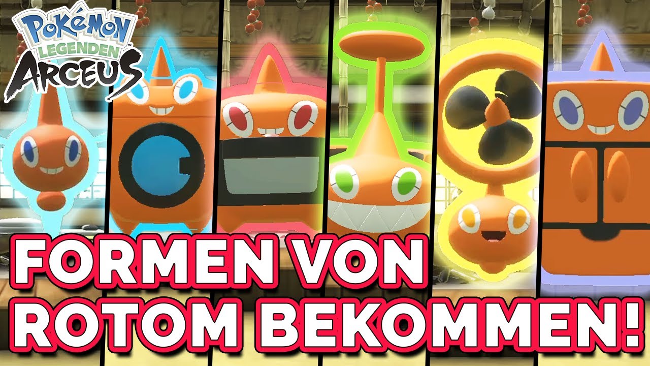 So bekommt ihr ROTOM und ALLE ROTOM FORMEN in Pokemon Legenden Arceus!