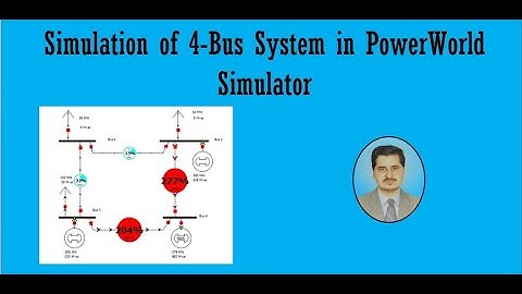 Simulation of 4-Bus Network in PowerWorld Simulator