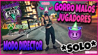 CÓMO OBTENER GORRO DE MAL JUGADOR SIN SER CASTIGADO?*SIN AYUDA*MODO DIRECTOR*(XBOX-PS4) GTAVONLINE