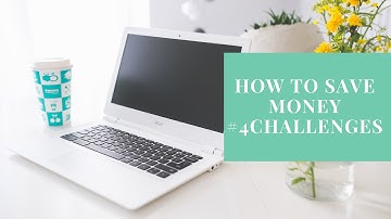 How To Save Money | 4 Saving Challenges #savemoney