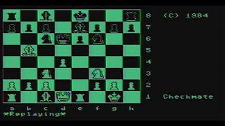 Scandinavian Defense against Colossus Chess - Commodore 64