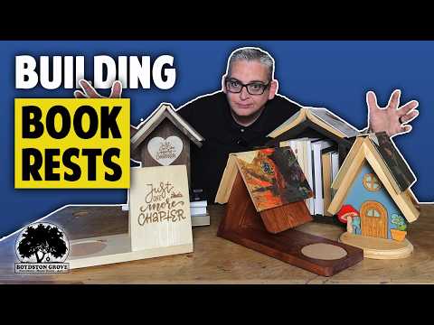 5 Ways to Build a Book Rest! Easy Woodworking Projects