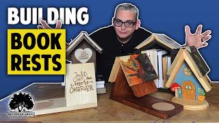 Making Book Rests 5 Different Ways!  Easy Woodworking Projects