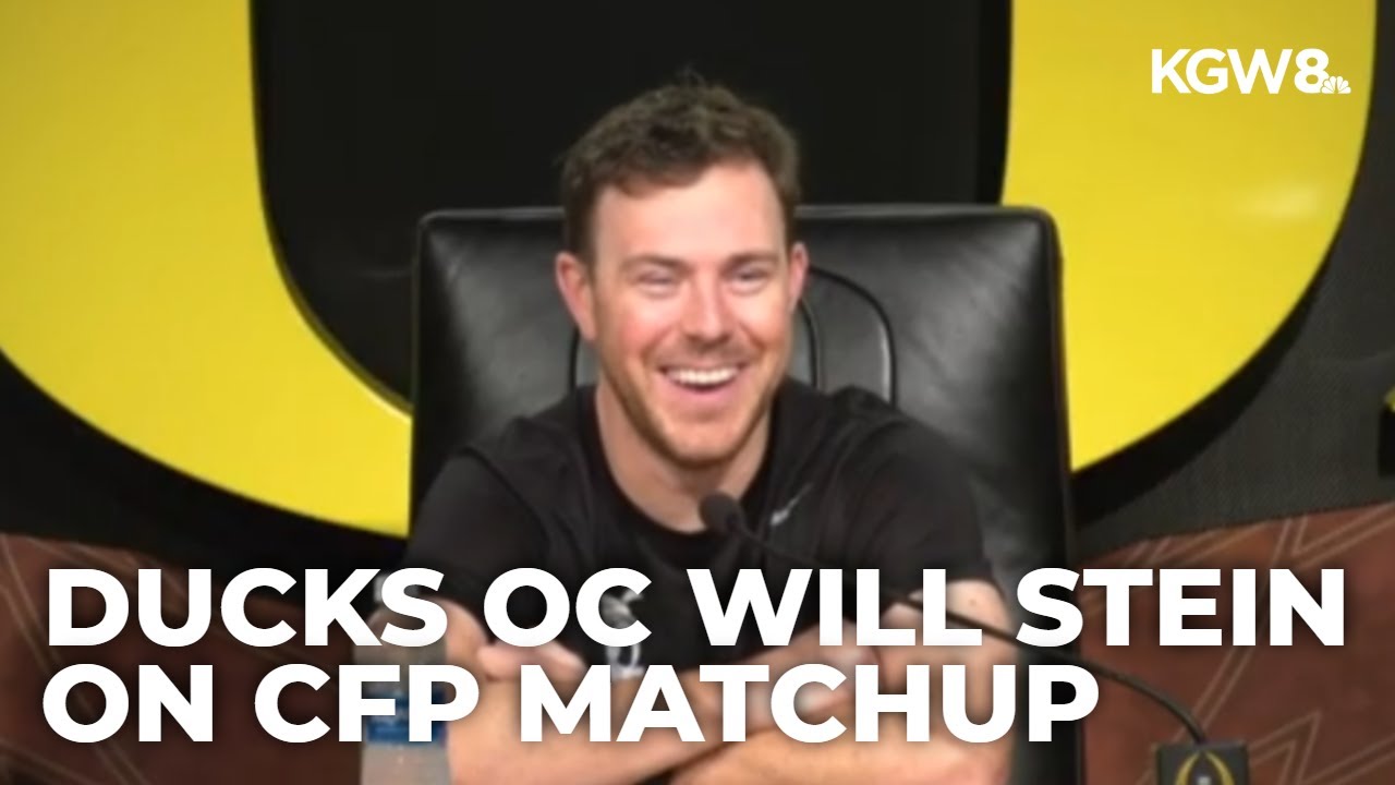 Ducks OC Will Stein speaks ahead of CFP first round matchup